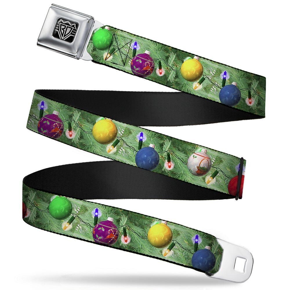 4893 Seatbelt Belt - Decorated Tree - 1.0" Wide - 20-36 Inches in Length